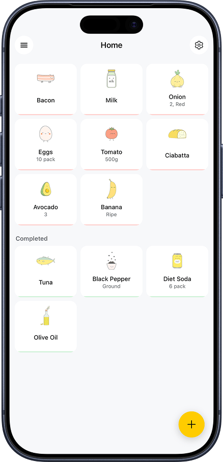 Bring Bananas app screenshot